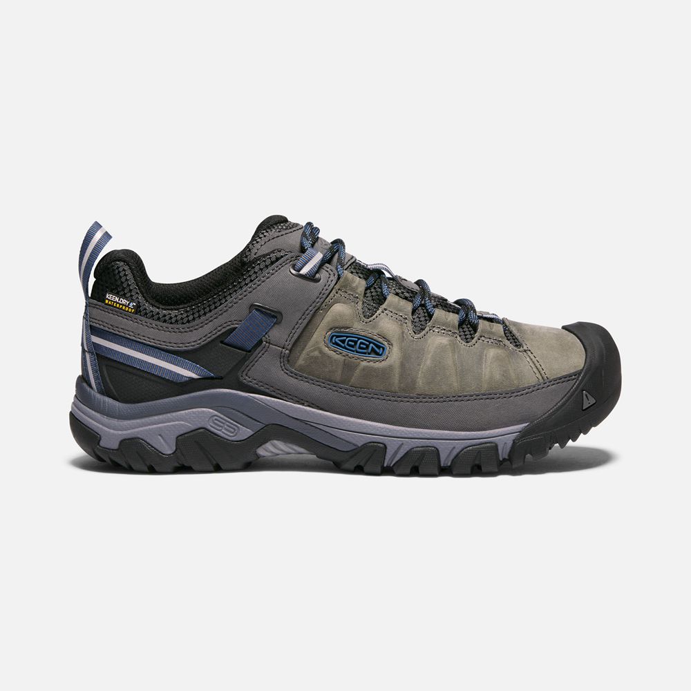 Zapatos de Seguridad Keen Mexico Negros Marrom - Hombre Targhee Iii Waterproof - SC8130465